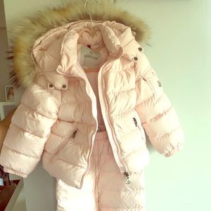 Moncler snow pants and jacket